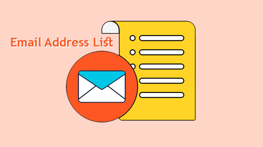 Free Email Address List Header Image